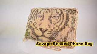 Borsa a tracolla Bubbles & Bliss Borsa per telefono Baeded Borsa a tracolla Savage