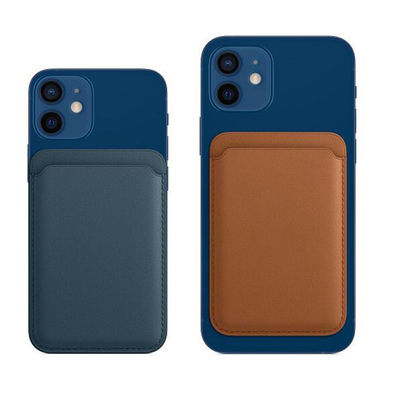 Cassa per carte da portafoglio in cuoio con pulsante di scatto 50 grammi Cassa da porta portatile Compatto design snello Ideale per professionisti del settore