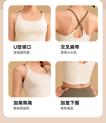 NOVO COLORE SOLIDO SPLICING Yoga abbigliamento veloce asciutto a prova di urti raccolta senza tracce bellezza retro sport fitness abbigliamento vasche