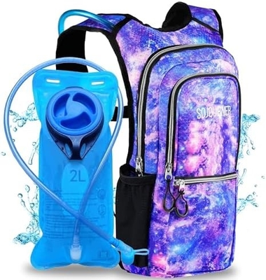 Sojourner Hydration Pack, Hydration Backpack - Water Backpack con 2 litri di vescica idratante, Festival Essential - Rave