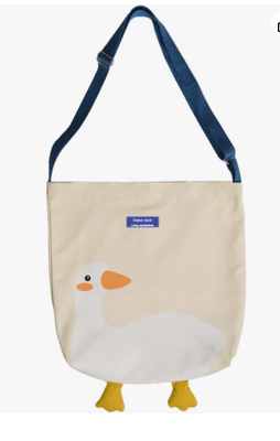 Cute Canvas Tote Bag - Graphic Tote Bag per pranzo e alimentari