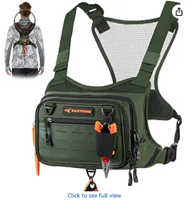 Confezione di cassetti da pesca resistenti all'acqua; borsa da pesca per uomini. EVA Zip-Down Workstation, MOLLE Storage, cinture regolabili e sistema di stoccaggio multifunzionale versatile