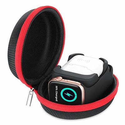 Unità di elaborazione portatile EVA Watch Case Crush Proof di cuoio per Apple Airpods