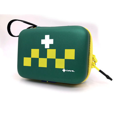 Kit di primo soccorso di grado medico con custodia EVA a guscio rigido con cinghia a maglia e zip metallo per la conservazione sicura