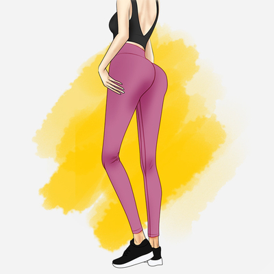Ansima il vestito che dell'yoga della pesca delle donne femminili di forma fisica la vita stretta di altezza allunga il funzionamento inferiore