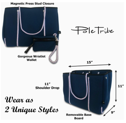 Grande neoprene Tote Bag Lightweight delle donne per il viaggio della spiaggia della palestra