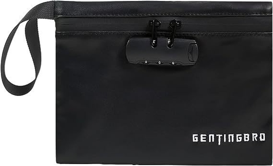 Borsa di denaro con serratura KaAutoler Borsa di denaro ignifuge e impermeabile con chiusura a cerniera Cassaforte a prova di fuoco Borsa di denaro Locki