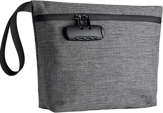 Borsa con lucchetto, borsa bancaria chiudibile, borsa per contanti, borsa impermeabile per contanti con cerniera, per contanti, cellulare