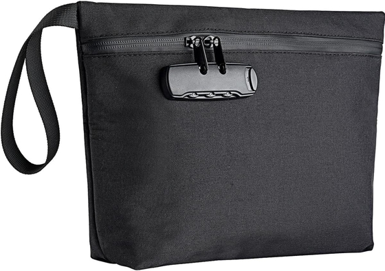 Borsa con lucchetto, borsa bancaria chiudibile, borsa per contanti, borsa impermeabile per contanti con cerniera, per contanti, cellulare