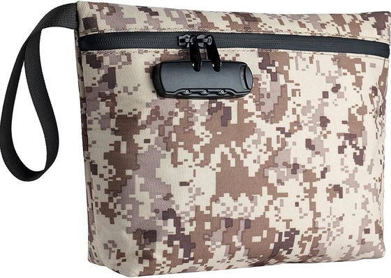 Borsa con lucchetto, borsa bancaria chiudibile, borsa per contanti, borsa impermeabile per contanti con cerniera, per contanti, cellulare