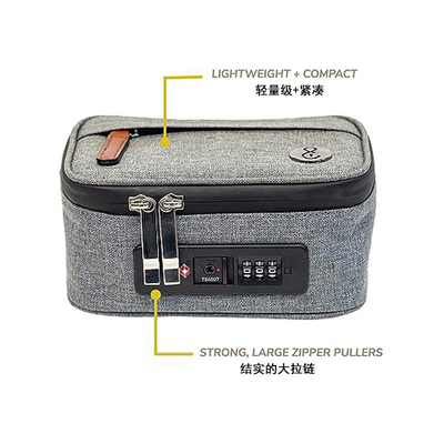 Borsa con lucchetto, borsa bancaria chiudibile, borsa per contanti, borsa impermeabile per contanti con cerniera, per contanti, cellulare