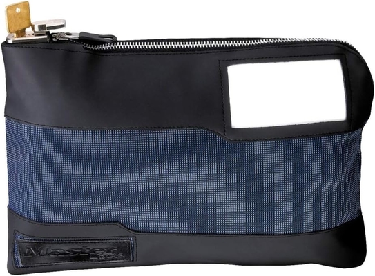 Borsa calda con lucchetto, borsa bancaria chiudibile, borsa per denaro contante, borsa impermeabile per denaro contante con cerniera, per denaro contante, cellulare
