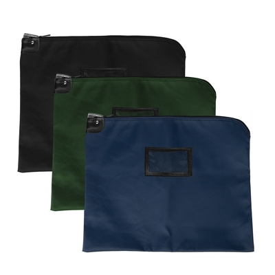 BORSA DELLE CURRIERE IN NILONE HIPAA LAMINATA CON TASCHINO DEL CARDELLA - 19W x 15H - Pronta per la spedizione