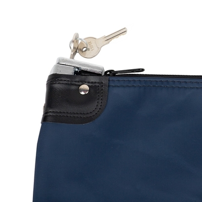 BORSA DELLE CURRIERE IN NILONE HIPAA LAMINATA CON TASCHINO DEL CARDELLA - 19W x 15H - Pronta per la spedizione