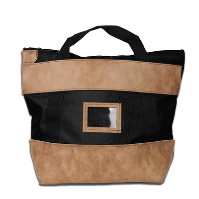 1000d di nylon con serratura in pelle - 22w x 18h x 7d - su ordinazione