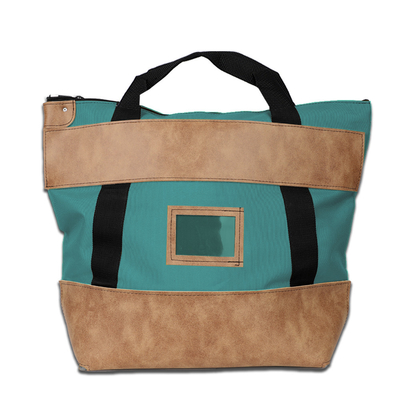 1000d di nylon con serratura in pelle - 22w x 18h x 7d - su ordinazione