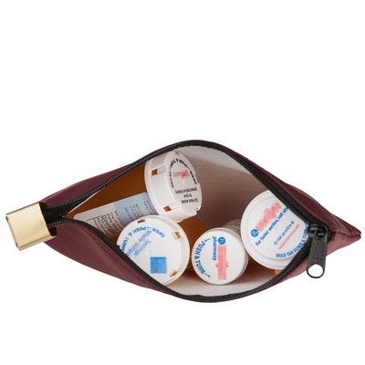 SACCO MEDICINARIO LOCKABLE DI NYLON LAMINATO a prova d'acqua SACCO MEDICINARIO PORTABLE di grande capacità - su misura