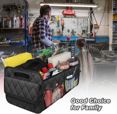 Organizzatore del bagagliaio per SUV, organizzatori di auto e magazzino con 6 tasche, accessori per auto per donne/uomini 50L impermeabile