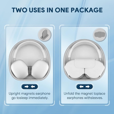 Smart Case per Apple AirPods Max supporta la modalità Sleep, Hard Organizer Portable Carry Travel Cover Storage Bag