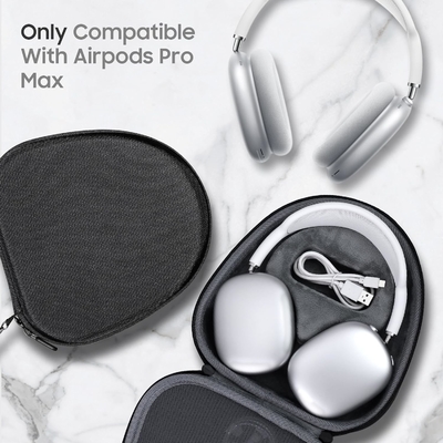 Airpods Max Case, Hard Headphone Case Sacchetto di stoccaggio, Anti-graffi e anti-polvere Portatile Travel Case Sacchetto per Airpod