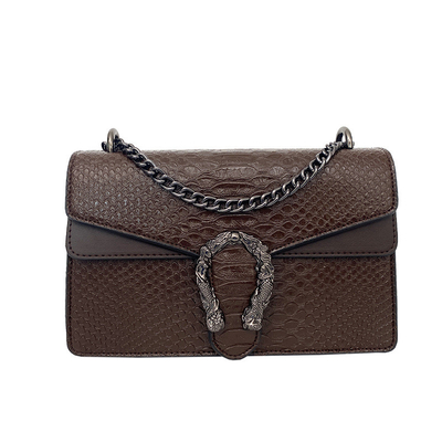 Nuova borsa a spalla singola borsa a tutto il corpo retro tendenza autunnale colore contrasto borsa a mano transfrontaliera svago NICHE zaino