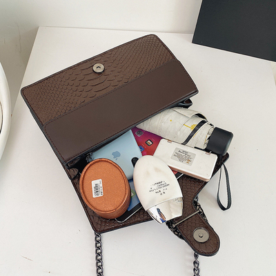 Nuova borsa a spalla singola borsa a tutto il corpo retro tendenza autunnale colore contrasto borsa a mano transfrontaliera svago NICHE zaino