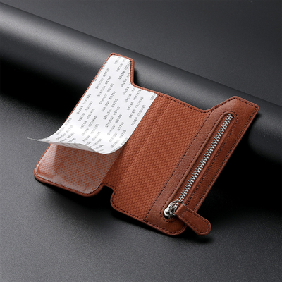 Borsa di carta per telefono cellulare esplosiva copertura della carta a sinistra e a destra supporto multi-carta chiusura serratura borsa per telefono cellulare