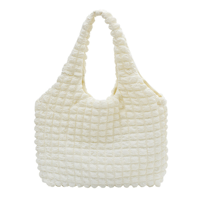 Nuova borsa da spalla femminile di fiore a nuvola borsa da spalla femminile estiva tela borsa di mano semplice