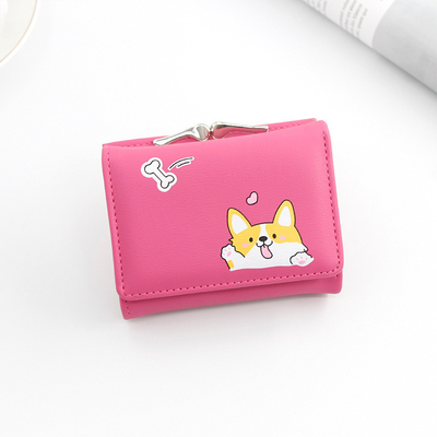 BORSA CORTA DI FERRO BORSA in forma di cuore per donna BORSA DI CLUTCH COLOR SOLIDO MONETA SIMPLE Portafogli BORSA di carta BORSA corta BORSA di clip