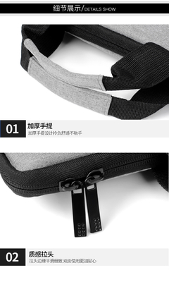 BORSA DELL'LAPTOP 14/15.6-INCH BORSA DI MANO INDICCINATA a prova di urti, a prova d'acqua e a prova di graffi BORSA DELL'COMPUTERE