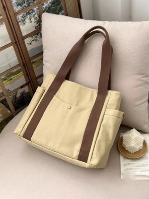 Borsa di tela Tote uscendo tela tutto in uno lavoro alto livello di apparenza spostamento grande capacità studente d'arte spalla singola
