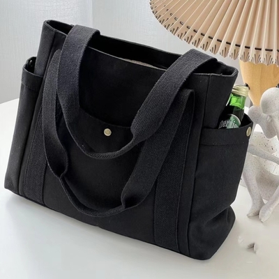 Borsa di tela Tote uscendo tela tutto in uno lavoro alto livello di apparenza spostamento grande capacità studente d'arte spalla singola