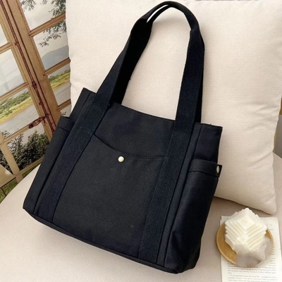 Borsa di tela Tote uscendo tela tutto in uno lavoro alto livello di apparenza spostamento grande capacità studente d'arte spalla singola