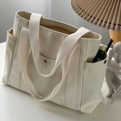 Borsa di tela Tote uscendo tela tutto in uno lavoro alto livello di apparenza spostamento grande capacità studente d'arte spalla singola