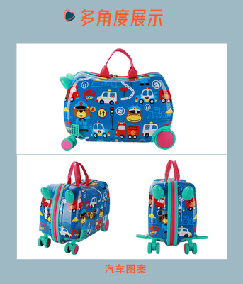 CASTELLO DI CARRELLO MULTIFUNZIONALE PER I BAMBINI Nuova valigia da viaggio