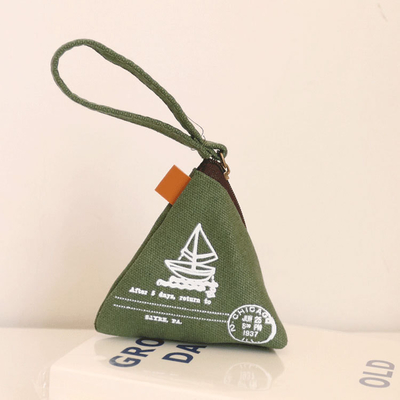 Personalità CREATIVA RETRO ZONGZI MONETA BORSA FEMMILE MINI CANVAS ART CUTE MONETA BORSA chiave BORSA