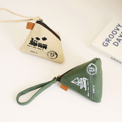 Personalità CREATIVA RETRO ZONGZI MONETA BORSA FEMMILE MINI CANVAS ART CUTE MONETA BORSA chiave BORSA