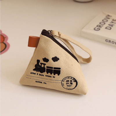 Personalità CREATIVA RETRO ZONGZI MONETA BORSA FEMMILE MINI CANVAS ART CUTE MONETA BORSA chiave BORSA