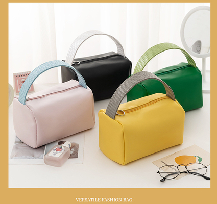 Nuova borsa di trucco portatile di grande capacità colore di caramelle borsa di viaggio di toalettini portatili borsa di lavanderia organizzare borsa di stoccaggio di trucco
