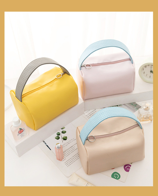Nuova borsa di trucco portatile di grande capacità colore di caramelle borsa di viaggio di toalettini portatili borsa di lavanderia organizzare borsa di stoccaggio di trucco