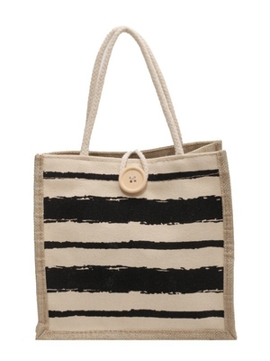 BANCO TOTE CANVAS BANCO CANVAS GIRL Nuovo stampato BANCO TOTE IN BENTO PORTABLE