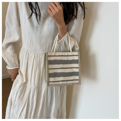 BANCO TOTE CANVAS BANCO CANVAS GIRL Nuovo stampato BANCO TOTE IN BENTO PORTABLE