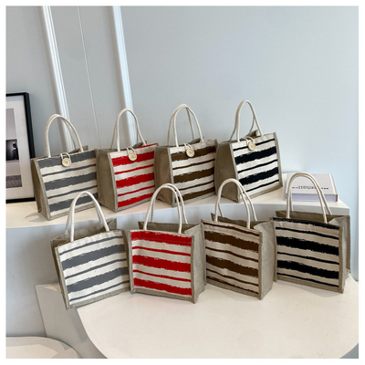 BANCO TOTE CANVAS BANCO CANVAS GIRL Nuovo stampato BANCO TOTE IN BENTO PORTABLE