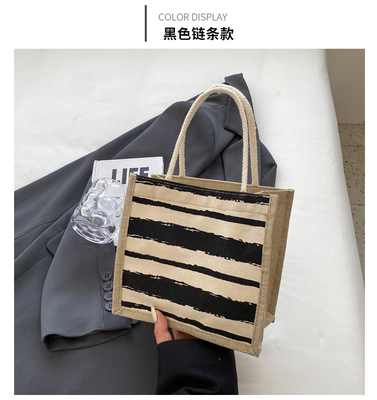 BANCO TOTE CANVAS BANCO CANVAS GIRL Nuovo stampato BANCO TOTE IN BENTO PORTABLE