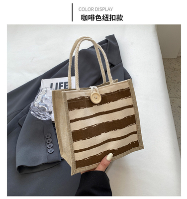 BANCO TOTE CANVAS BANCO CANVAS GIRL Nuovo stampato BANCO TOTE IN BENTO PORTABLE