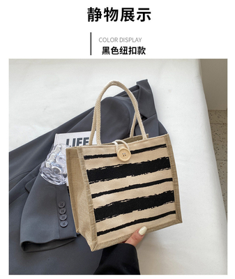 BANCO TOTE CANVAS BANCO CANVAS GIRL Nuovo stampato BANCO TOTE IN BENTO PORTABLE