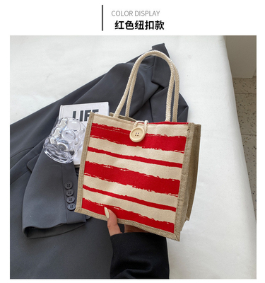 BANCO TOTE CANVAS BANCO CANVAS GIRL Nuovo stampato BANCO TOTE IN BENTO PORTABLE