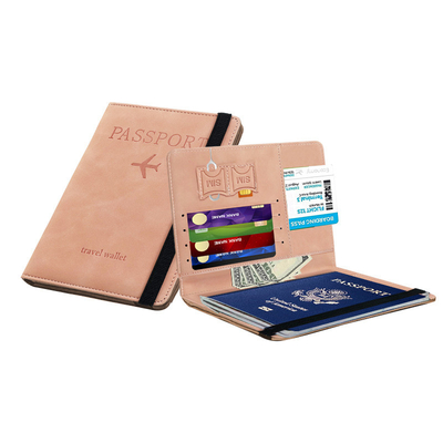 AMAZON PU PELLE BORSA PER PASSAPORTO RFID MULTI-FUNZIONALE PASSAPORTO TITOLO DEL PASSAPORTO TITOLO DEL PASSAPORTO
