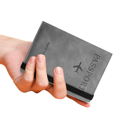 AMAZON PU PELLE BORSA PER PASSAPORTO RFID MULTI-FUNZIONALE PASSAPORTO TITOLO DEL PASSAPORTO TITOLO DEL PASSAPORTO