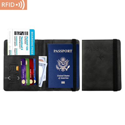 AMAZON PU PELLE BORSA PER PASSAPORTO RFID MULTI-FUNZIONALE PASSAPORTO TITOLO DEL PASSAPORTO TITOLO DEL PASSAPORTO